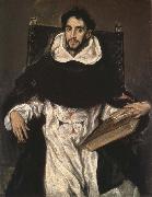 El Greco Fray Hortensio Felix Paravicino y Arteaga oil painting